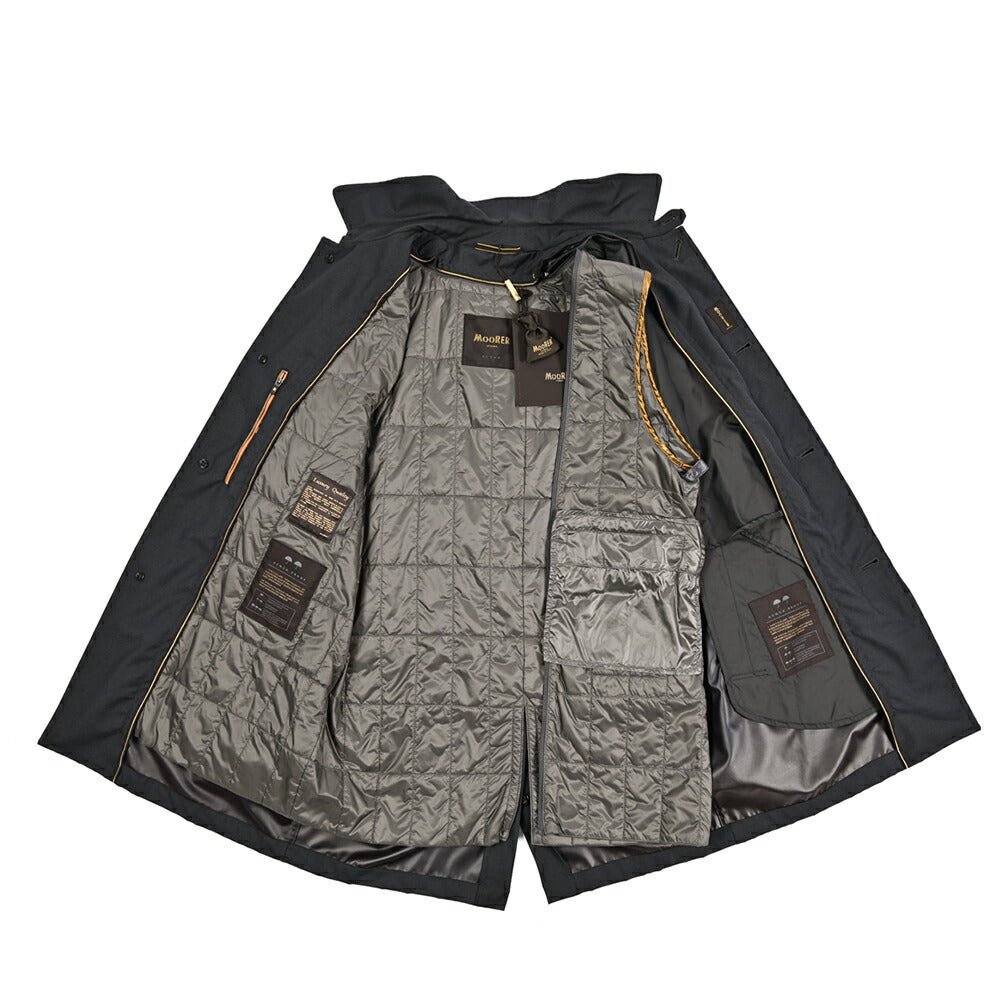 MOORER CANOVA - PUM 中綿ライナー付き 2WAYステンカラーコート / ACQUA PROOF(防水)｜435914-48｜GUARDAROBA MILANO OFFICIAL STORE