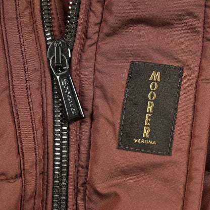 MOORER "CASATI - KM" ポリエステル100% ファーフード付きダウンジャケット｜420495｜GUARDAROBA MILANO OFFICIAL STORE