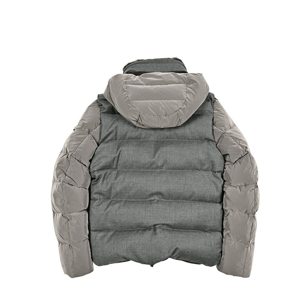 MOORER "CASCIANO - FUR - OSL" カシミヤ混ウール コンビダウンジャケット｜420308 - 50｜GUARDAROBA MILANO OFFICIAL STORE