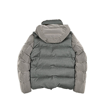 MOORER "CASCIANO - FUR - OSL" カシミヤ混ウール コンビダウンジャケット｜420308 - 50｜GUARDAROBA MILANO OFFICIAL STORE