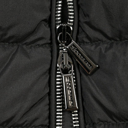 MOORER “CATALDI-S3” 高機能ストレッチナイロン フード付きダウンジャケット / ACQUA RESISTANT(撥水) ブラック(NERO) 42 | GUARDAROBA MILANO OFFICIAL STORE