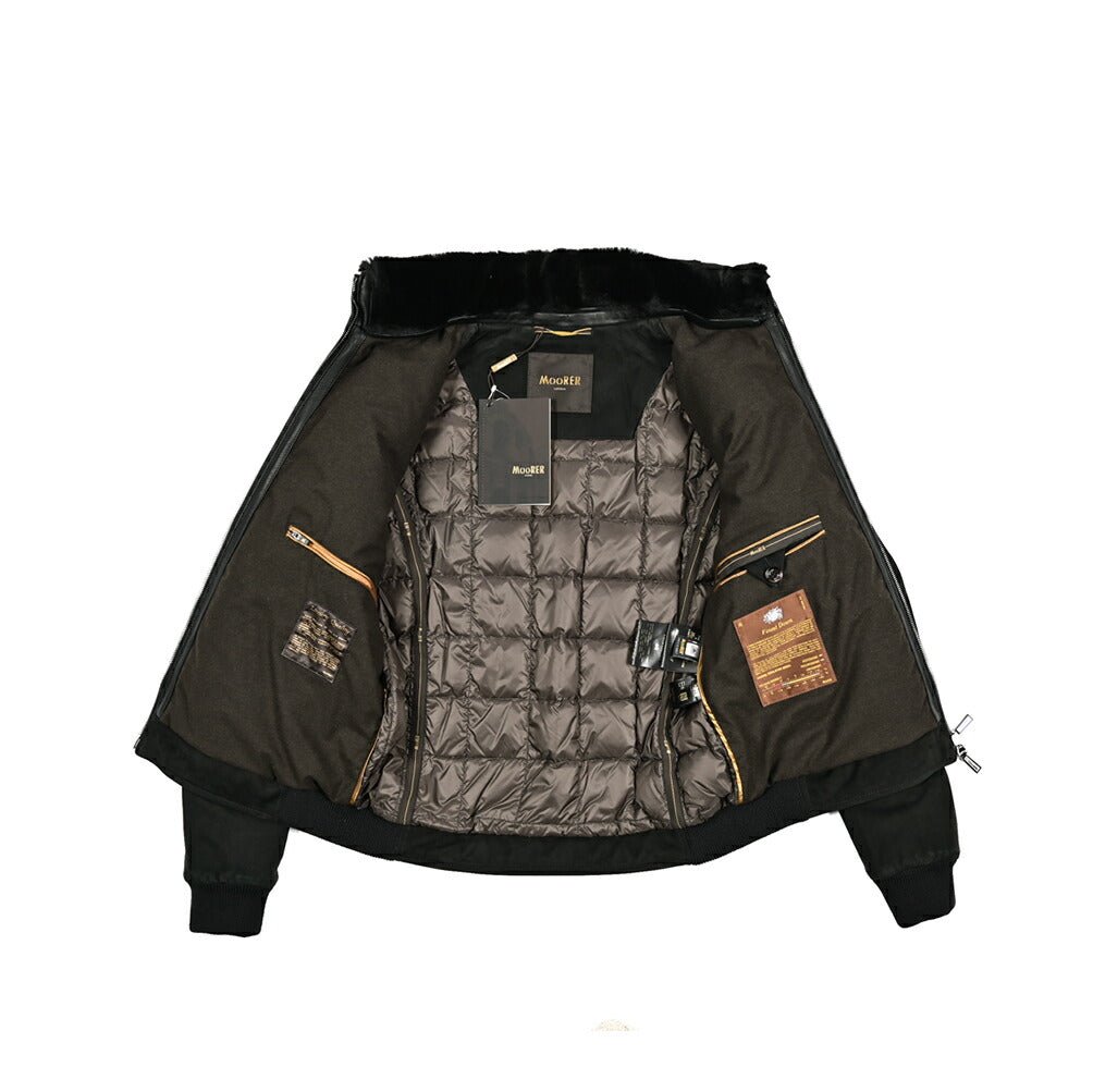 MOORER "CELOTTI - NK" スエードレザーダウンジャケット｜420307｜GUARDAROBA MILANO OFFICIAL STORE