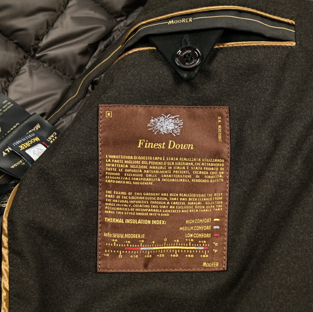 MOORER "CELOTTI - NK" スエードレザーダウンジャケット｜420307｜GUARDAROBA MILANO OFFICIAL STORE