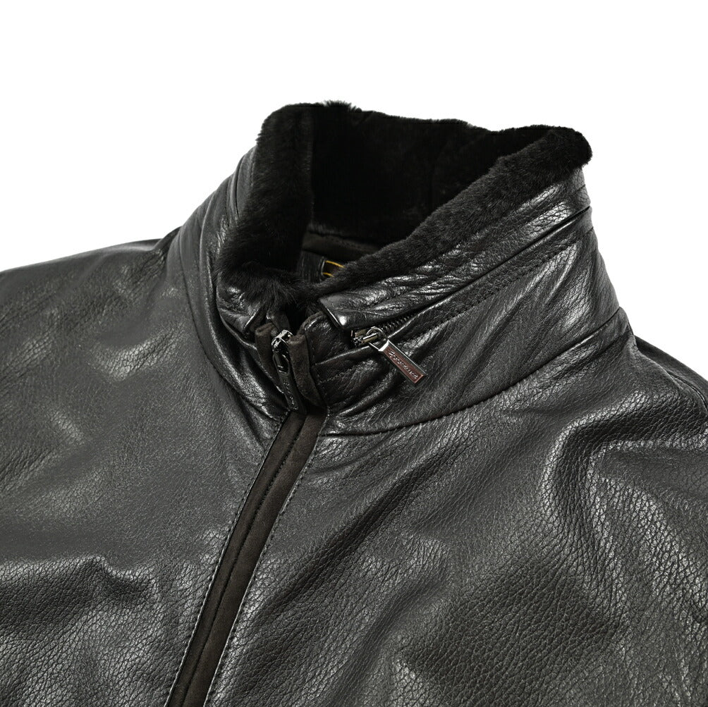 MOORER "CELOTTI - PEC" レザーダウンジャケット｜420415 - 46｜GUARDAROBA MILANO OFFICIAL STORE