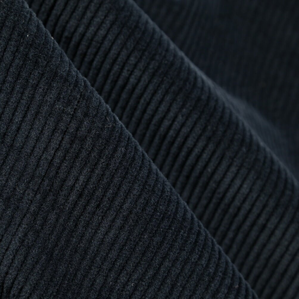 MOORER “CHADWICK-VL1” ストレッチコットン 中畝コーデュロイパンツ ネイビー(NAVY) 46 | GUARDAROBA MILANO OFFICIAL STORE