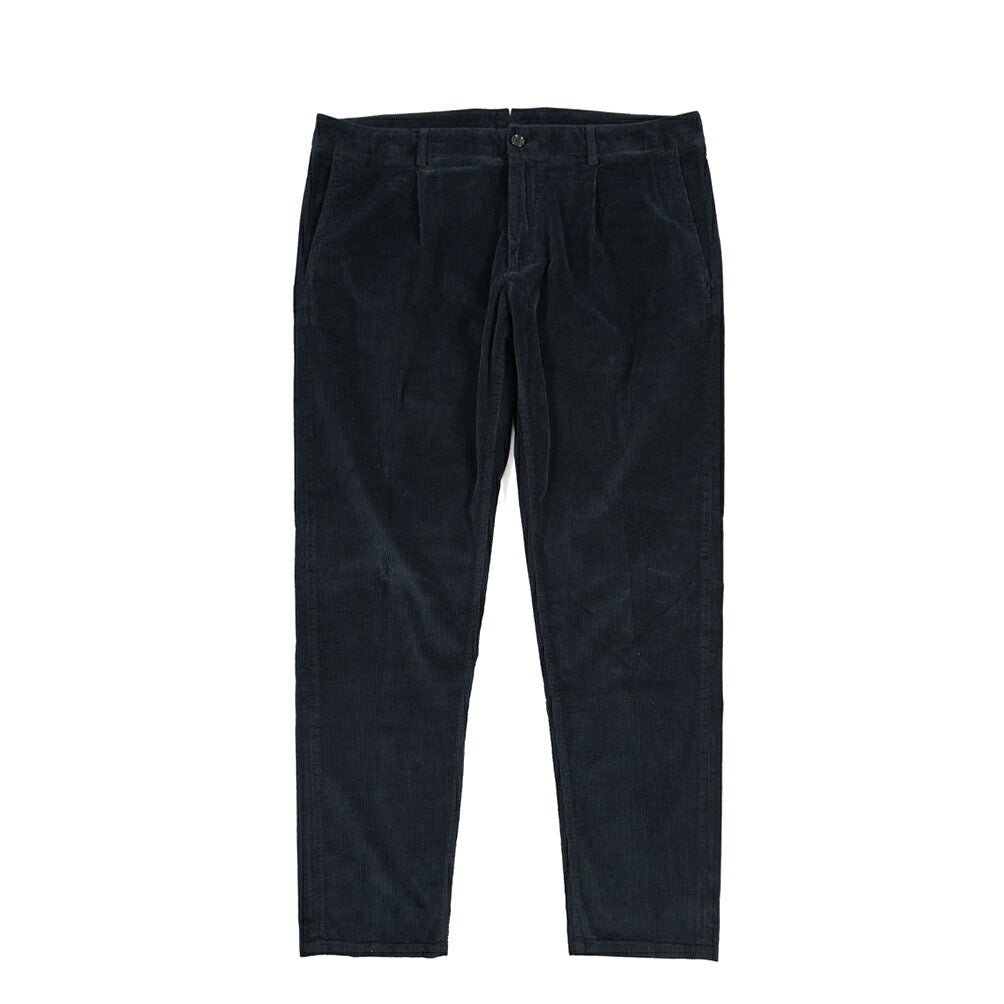 MOORER “CHADWICK-VL1” ストレッチコットン 中畝コーデュロイパンツ ネイビー(NAVY) 46 | GUARDAROBA MILANO OFFICIAL STORE
