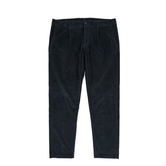 MOORER “CHADWICK-VL1” ストレッチコットン 中畝コーデュロイパンツ ネイビー(NAVY) 46 | GUARDAROBA MILANO OFFICIAL STORE