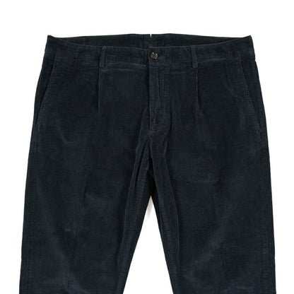 MOORER “CHADWICK-VL1” ストレッチコットン 中畝コーデュロイパンツ ネイビー(NAVY) 46 | GUARDAROBA MILANO OFFICIAL STORE