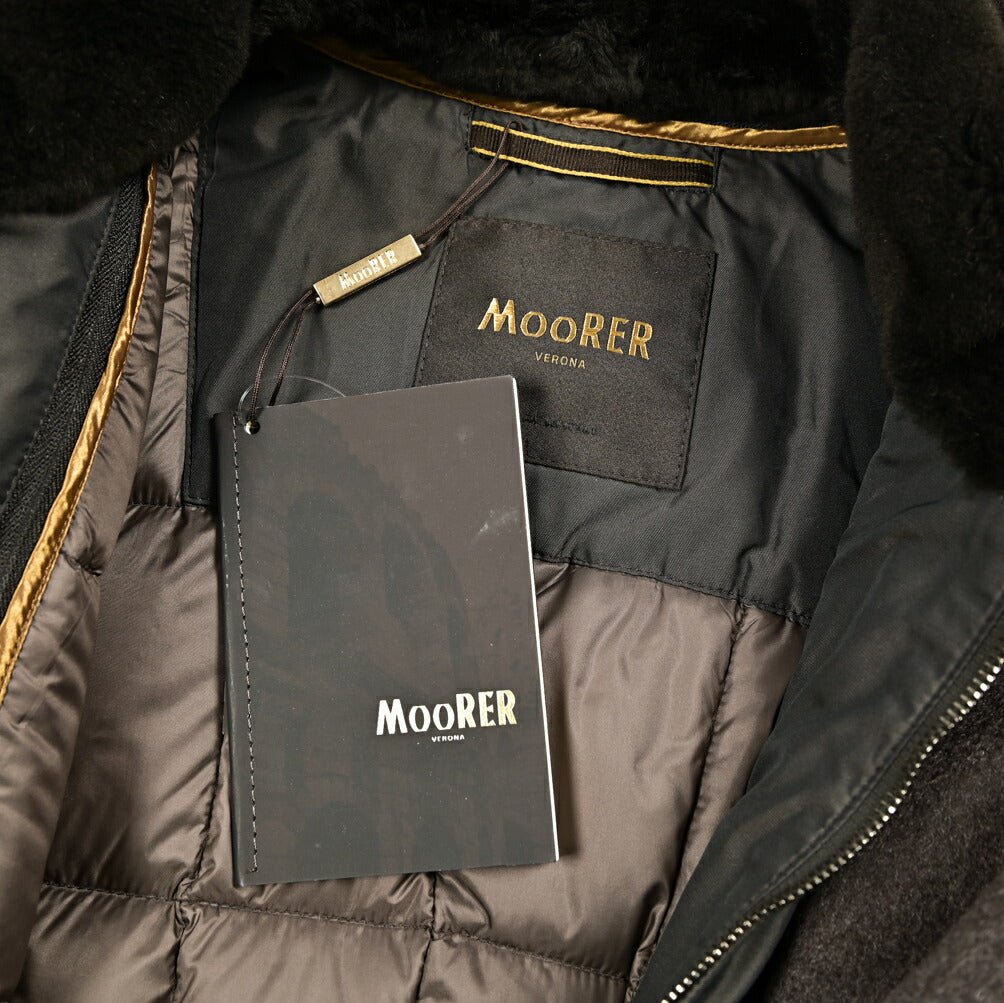 MOORER "CIGOLI - MG" カシミヤ100% ダウンチェスターコート (着脱可能ライナー付き)｜420434｜GUARDAROBA MILANO OFFICIAL STORE