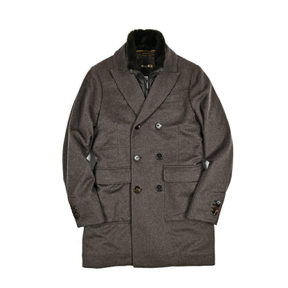 MOORER "CIGOLI - MG" カシミヤ100% ダウンチェスターコート (着脱可能ライナー付き)｜420434｜GUARDAROBA MILANO OFFICIAL STORE