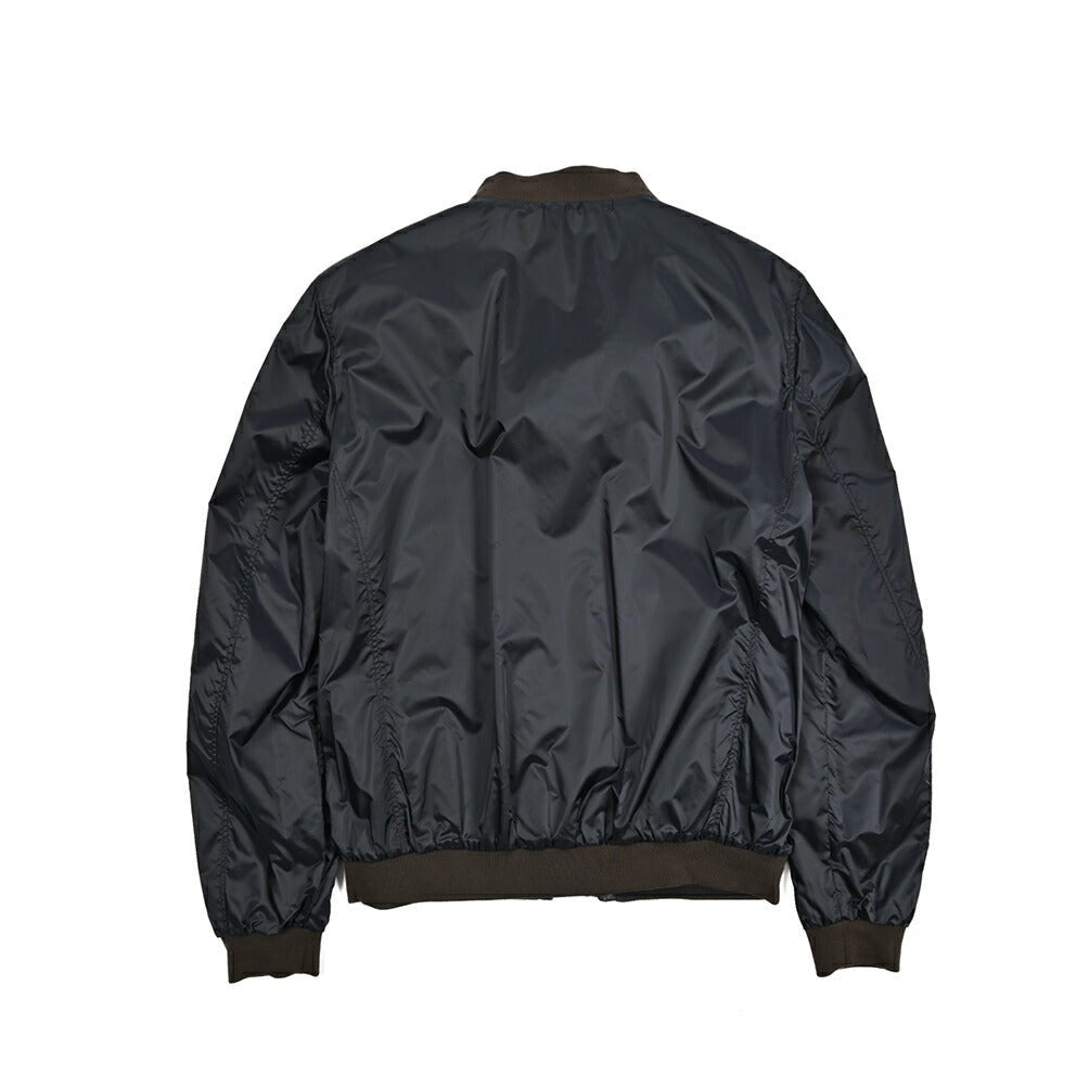 MOORER COMPIANO - LET レザー/ナイロン リバーシブルボンバージャケット MA - 1｜436043-54｜GUARDAROBA MILANO OFFICIAL STORE