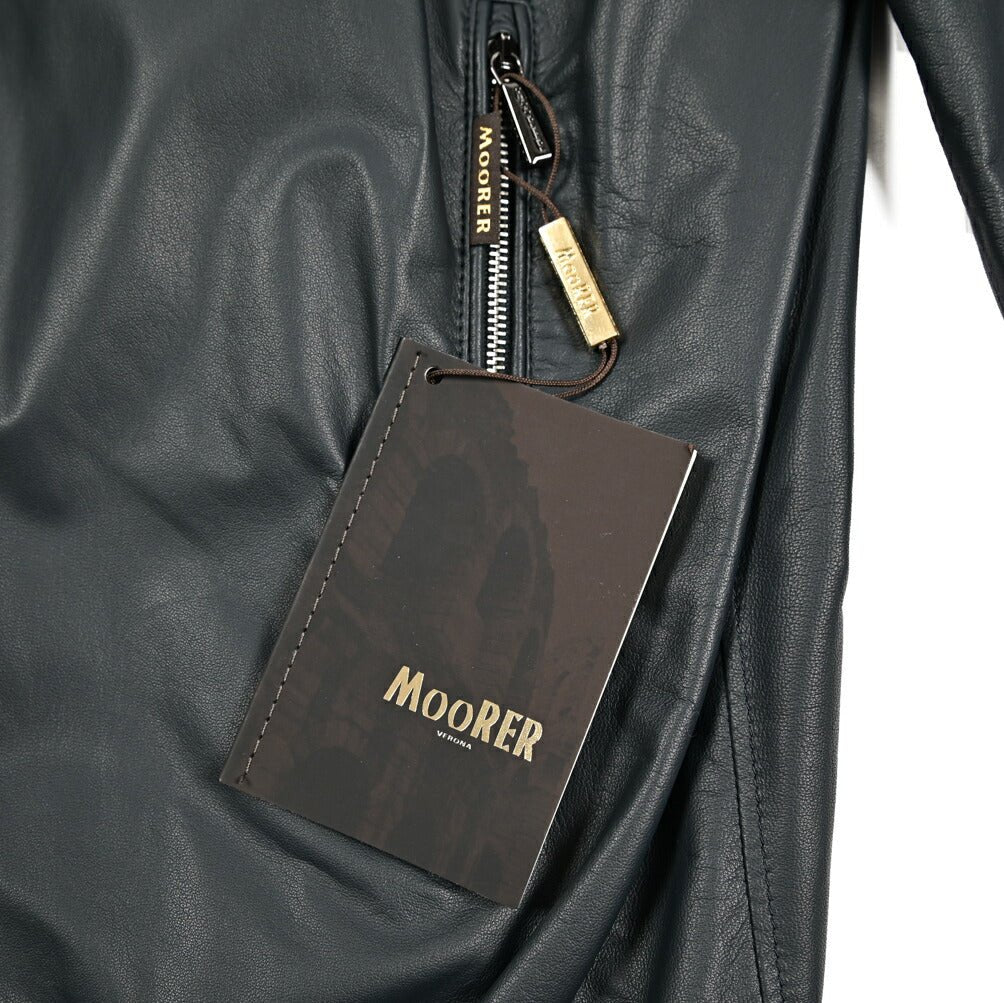 MOORER COMPIANO - LET レザー/ナイロン リバーシブルボンバージャケット MA - 1｜436043-54｜GUARDAROBA MILANO OFFICIAL STORE