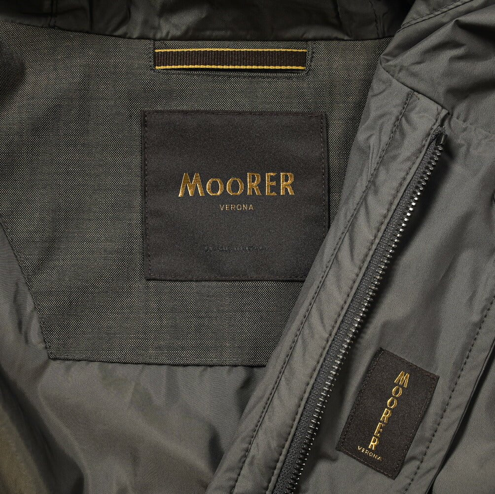 MOORER "COMTE-MS" ストレッチナイロン フード付きコート｜GUARDAROBA MILANO OFFICIAL STORE