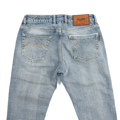 MOORER "CREDI - DF7301" コットン100%デニム スリムジーンズ｜437046-30｜GUARDAROBA MILANO OFFICIAL STORE