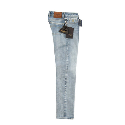 MOORER "CREDI - DF7301" コットン100%デニム スリムジーンズ｜437046-30｜GUARDAROBA MILANO OFFICIAL STORE
