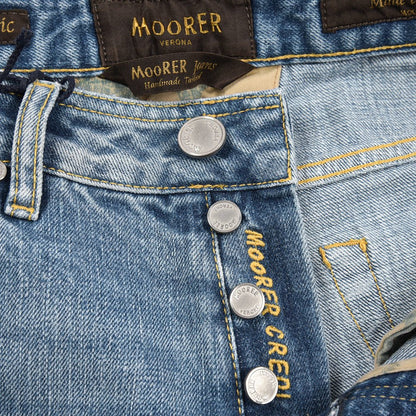 MOORER "CREDI - DF7301" コットン100%デニム スリムジーンズ｜437046-30｜GUARDAROBA MILANO OFFICIAL STORE