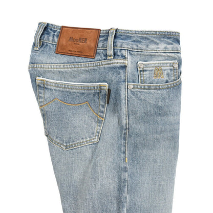 MOORER "CREDI - DF7301" コットン100%デニム スリムジーンズ｜437046-30｜GUARDAROBA MILANO OFFICIAL STORE