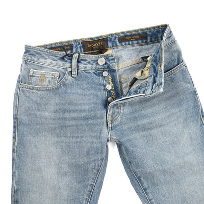 MOORER "CREDI - DF7301" コットン100%デニム スリムジーンズ｜437046-30｜GUARDAROBA MILANO OFFICIAL STORE