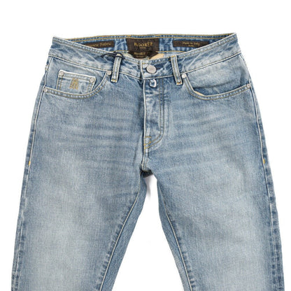 MOORER "CREDI - DF7301" コットン100%デニム スリムジーンズ｜437046-30｜GUARDAROBA MILANO OFFICIAL STORE