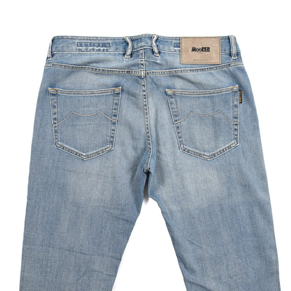 MOORER "CREDI - PS705" ストレッチデニム スリムジーンズ｜437043-32｜GUARDAROBA MILANO OFFICIAL STORE