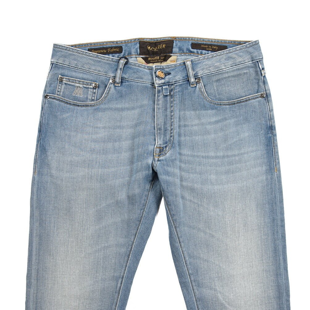MOORER "CREDI - PS705" ストレッチデニム スリムジーンズ｜437043-32｜GUARDAROBA MILANO OFFICIAL STORE