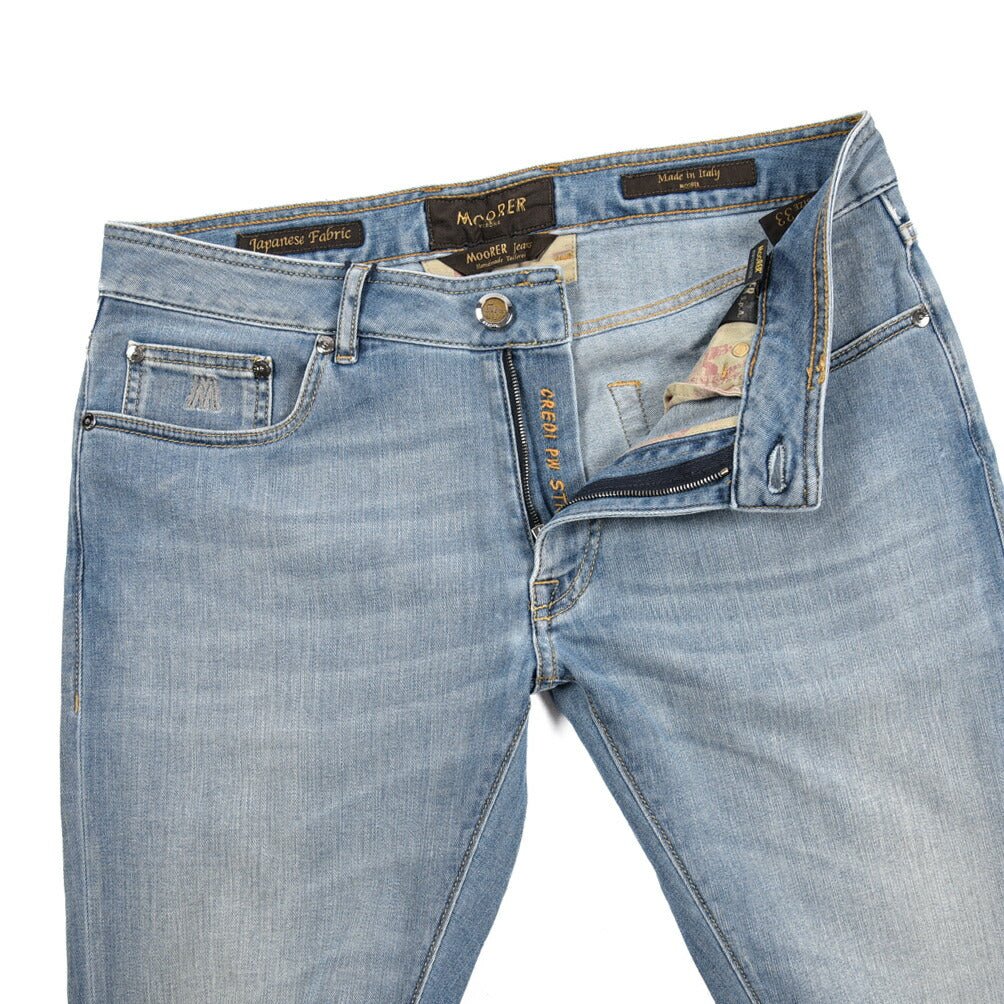 MOORER "CREDI - PS705" ストレッチデニム スリムジーンズ｜437043-32｜GUARDAROBA MILANO OFFICIAL STORE