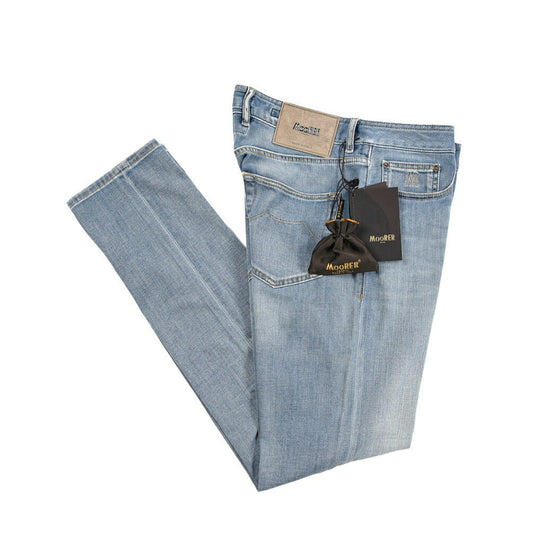 MOORER "CREDI - PS705" ストレッチデニム スリムジーンズ｜437043-32｜GUARDAROBA MILANO OFFICIAL STORE