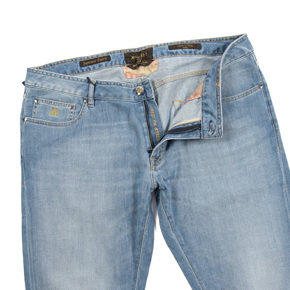 MOORER "CREDI - PS705" ストレッチデニム スリムジーンズ｜437054｜GUARDAROBA MILANO OFFICIAL STORE