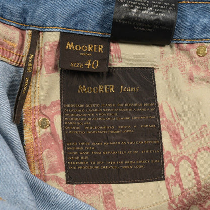 MOORER "CREDI - PS705" ストレッチデニム スリムジーンズ｜437054｜GUARDAROBA MILANO OFFICIAL STORE
