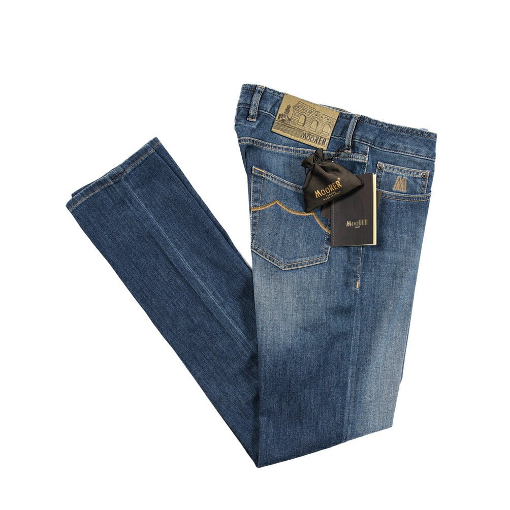 MOORER "CREDI - PS705" ストレッチデニム スリムジーンズ｜437069-31｜GUARDAROBA MILANO OFFICIAL STORE