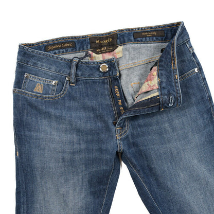 MOORER "CREDI - PS705" ストレッチデニム スリムジーンズ｜437069-31｜GUARDAROBA MILANO OFFICIAL STORE