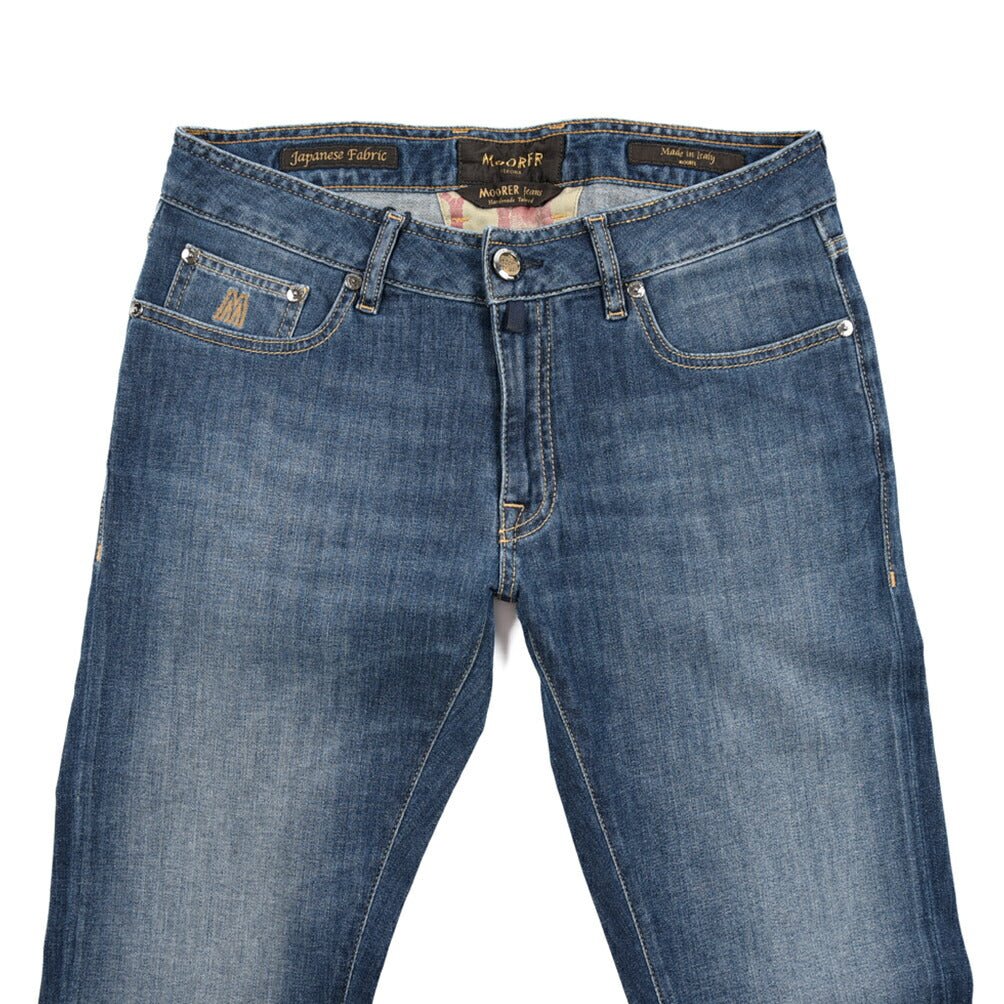 MOORER "CREDI - PS705" ストレッチデニム スリムジーンズ｜437069-31｜GUARDAROBA MILANO OFFICIAL STORE