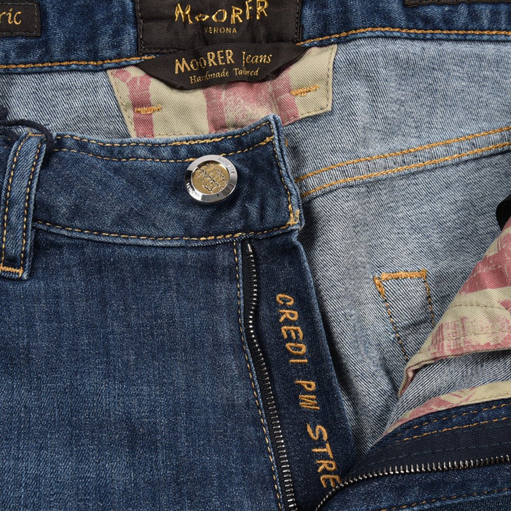 MOORER "CREDI - PS705" ストレッチデニム スリムジーンズ｜437069-31｜GUARDAROBA MILANO OFFICIAL STORE