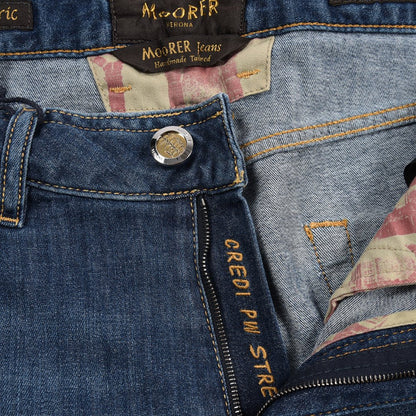 MOORER "CREDI - PS705" ストレッチデニム スリムジーンズ｜437069-31｜GUARDAROBA MILANO OFFICIAL STORE