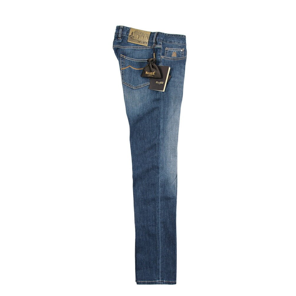 MOORER "CREDI - PS705" ストレッチデニム スリムジーンズ｜437069-31｜GUARDAROBA MILANO OFFICIAL STORE