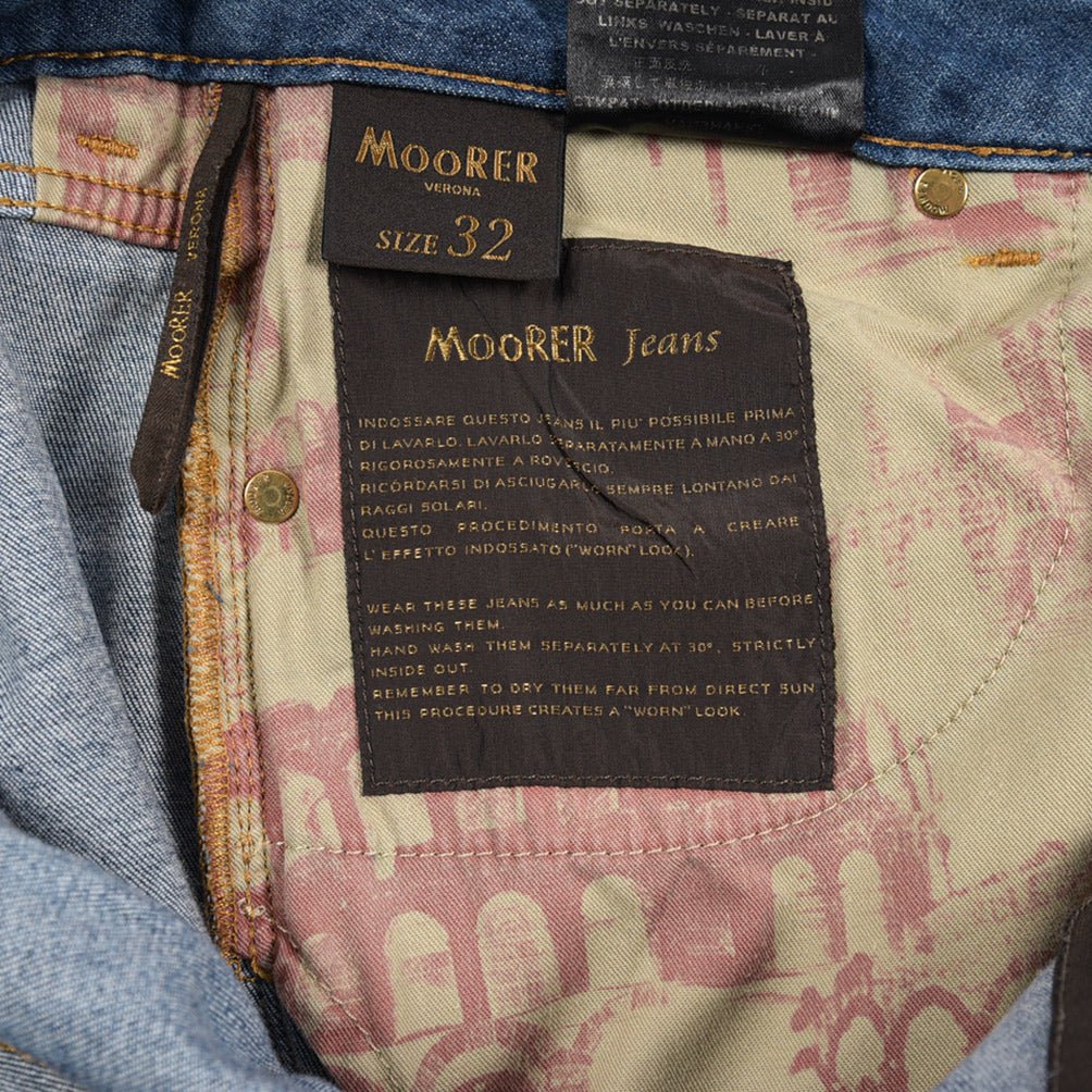 MOORER "CREDI - PS705" ストレッチデニム スリムジーンズ / 日本製生地｜437080-30｜GUARDAROBA MILANO OFFICIAL STORE