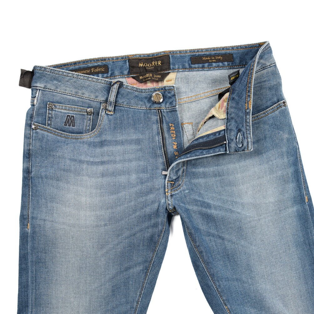MOORER "CREDI - PS705" ストレッチデニム スリムジーンズ / 日本製生地｜437080-30｜GUARDAROBA MILANO OFFICIAL STORE