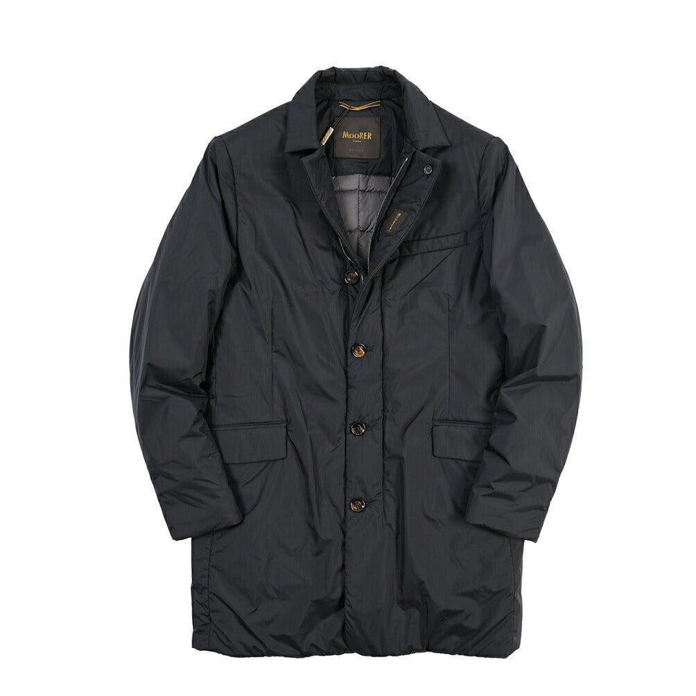 MOORER “DANTE-OP” ポリアミド 100% ダウンコート / ACQUA RESISTANT (撥水) ネイビー(DARK BLU) 48 | GUARDAROBA MILANO OFFICIAL STORE