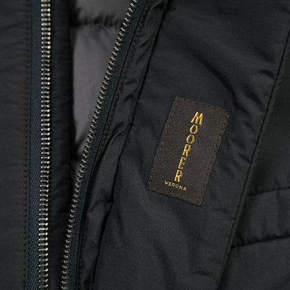 MOORER “DANTE-OP” ポリアミド 100% ダウンコート / ACQUA RESISTANT (撥水) ネイビー(DARK BLU) 48 | GUARDAROBA MILANO OFFICIAL STORE