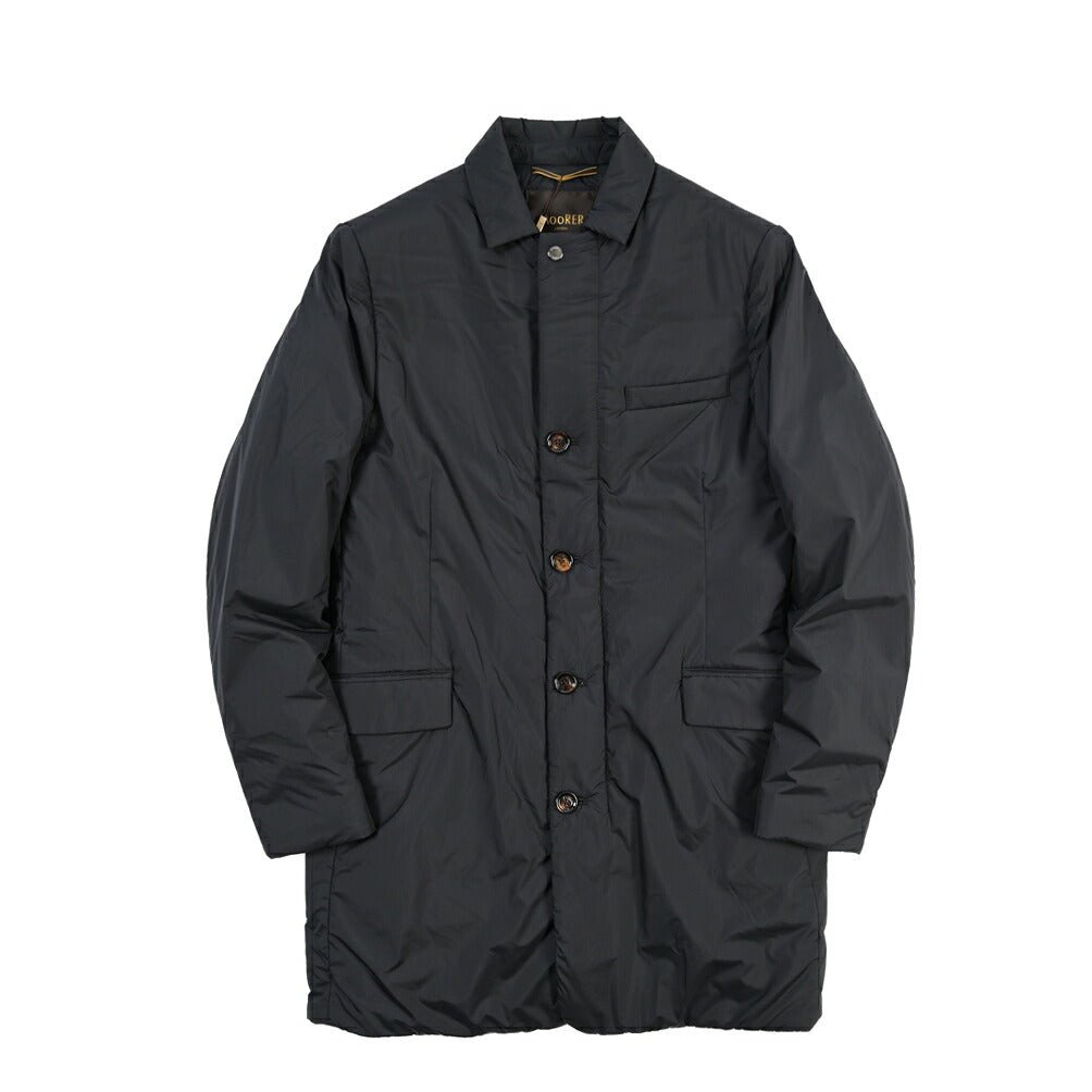 MOORER “DANTE-OP” ポリアミド 100% ダウンコート / ACQUA RESISTANT (撥水) ネイビー(DARK BLU) 48 | GUARDAROBA MILANO OFFICIAL STORE