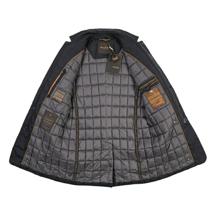 MOORER “DANTE-OP” ポリアミド 100% ダウンコート / ACQUA RESISTANT (撥水) ネイビー(DARK BLU) 48 | GUARDAROBA MILANO OFFICIAL STORE