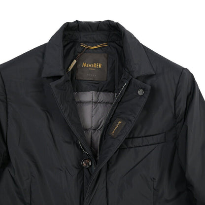 MOORER “DANTE-OP” ポリアミド 100% ダウンコート / ACQUA RESISTANT (撥水) ネイビー(DARK BLU) 48 | GUARDAROBA MILANO OFFICIAL STORE
