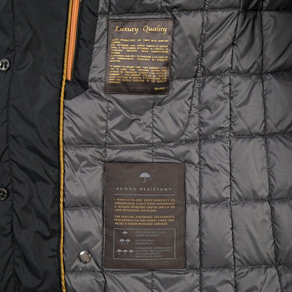 MOORER “DANTE-OP” ポリアミド 100% ダウンコート / ACQUA RESISTANT (撥水) ネイビー(DARK BLU) 48 | GUARDAROBA MILANO OFFICIAL STORE