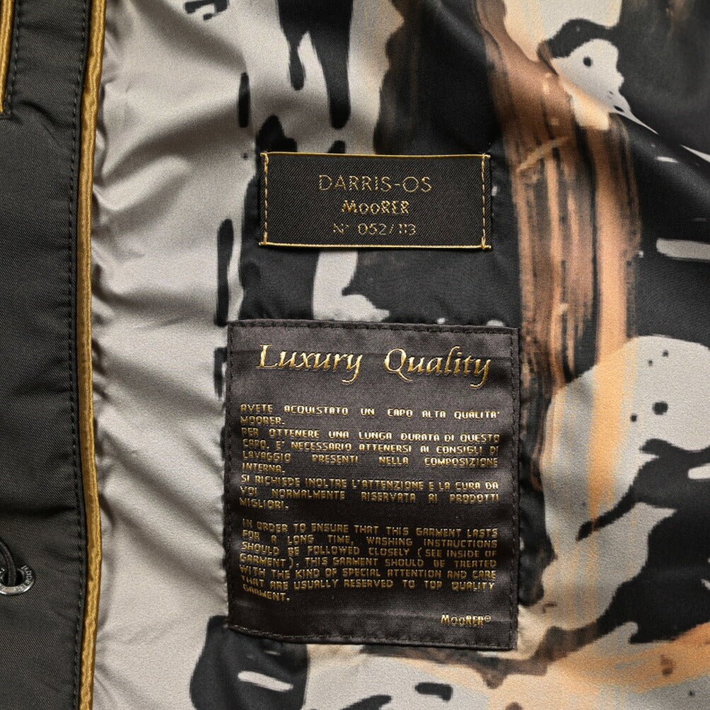 MOORER "DARRIS - OS" ナイロン混 ファーフード付きダウンコート｜420322 - 52｜GUARDAROBA MILANO OFFICIAL STORE