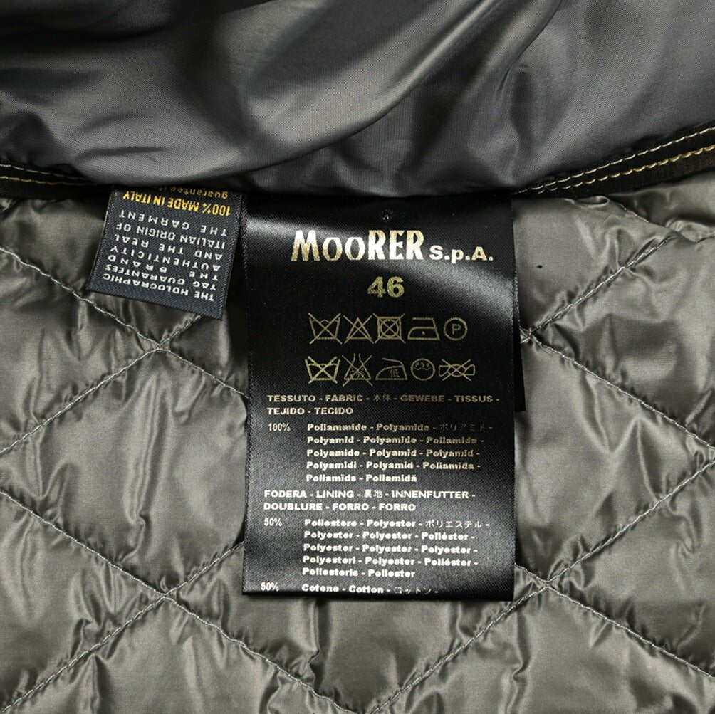 MOORER DIONISIO - OP ナイロン100% 中綿キルティングジャケット｜418250｜GUARDAROBA MILANO OFFICIAL STORE
