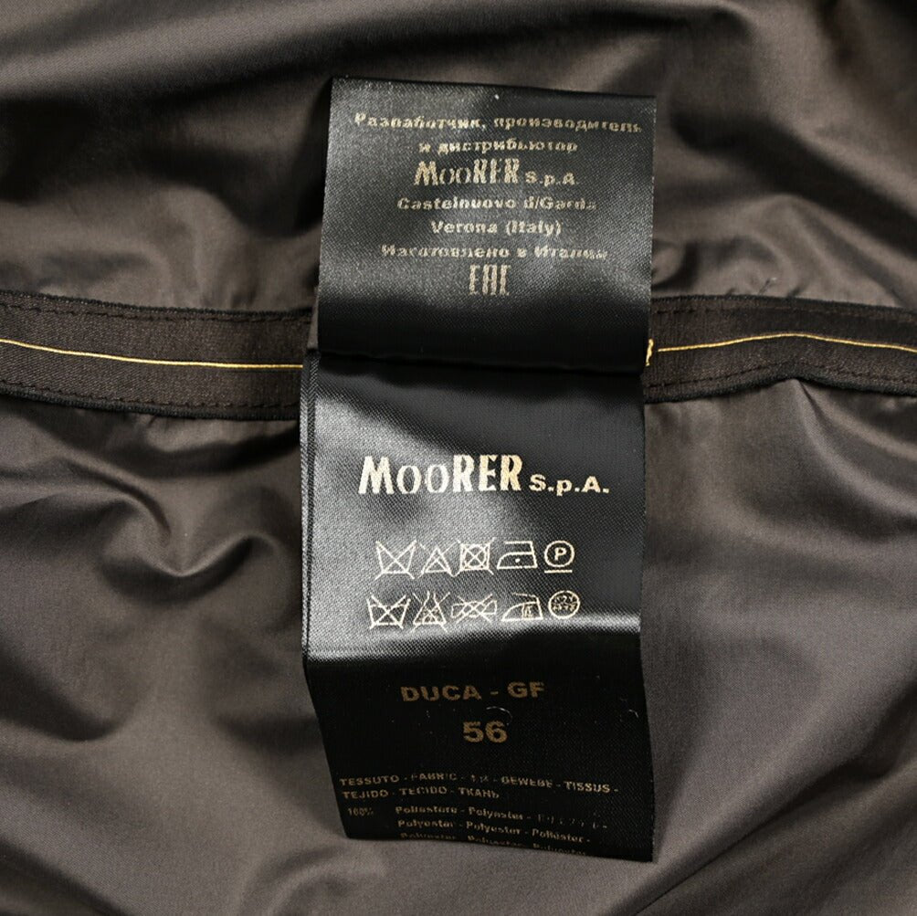MOORER DUCA - GF ポリエステル100% スタンドカラーコート 収納可能フード付き / ACQUA PROOF(防水)｜435964-56｜GUARDAROBA MILANO OFFICIAL STORE