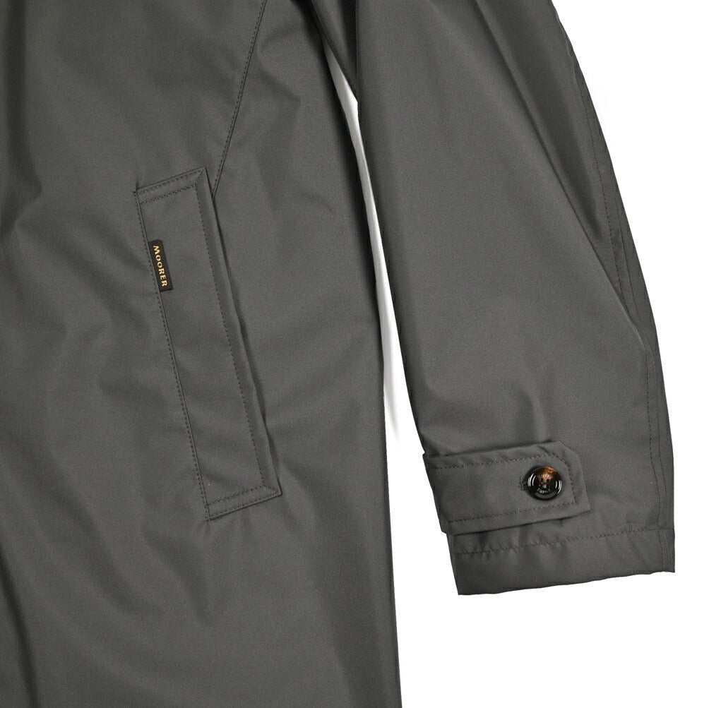 MOORER DUCA - GF ポリエステル100% スタンドカラーコート 収納可能フード付き / ACQUA PROOF(防水)｜435964-56｜GUARDAROBA MILANO OFFICIAL STORE