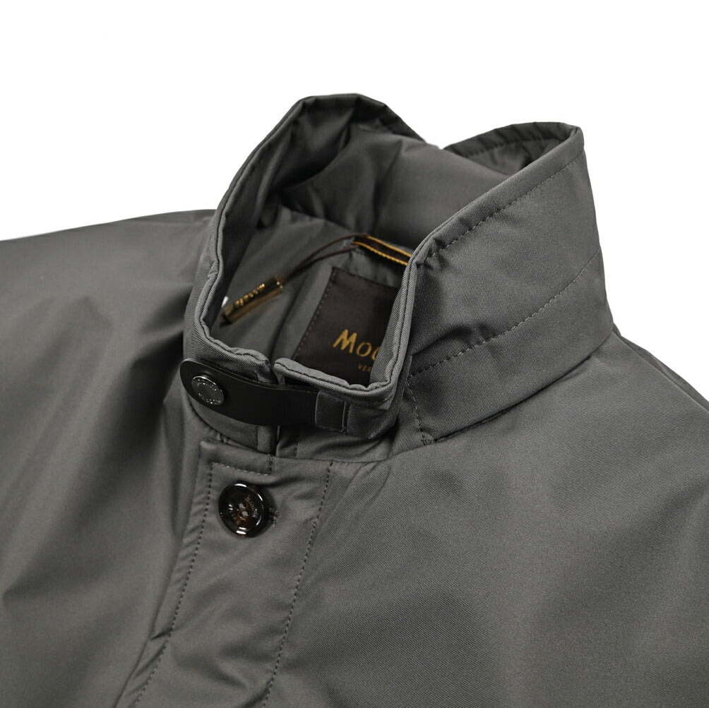 MOORER DUCA - GF ポリエステル100% スタンドカラーコート 収納可能フード付き / ACQUA PROOF(防水)｜435964-56｜GUARDAROBA MILANO OFFICIAL STORE