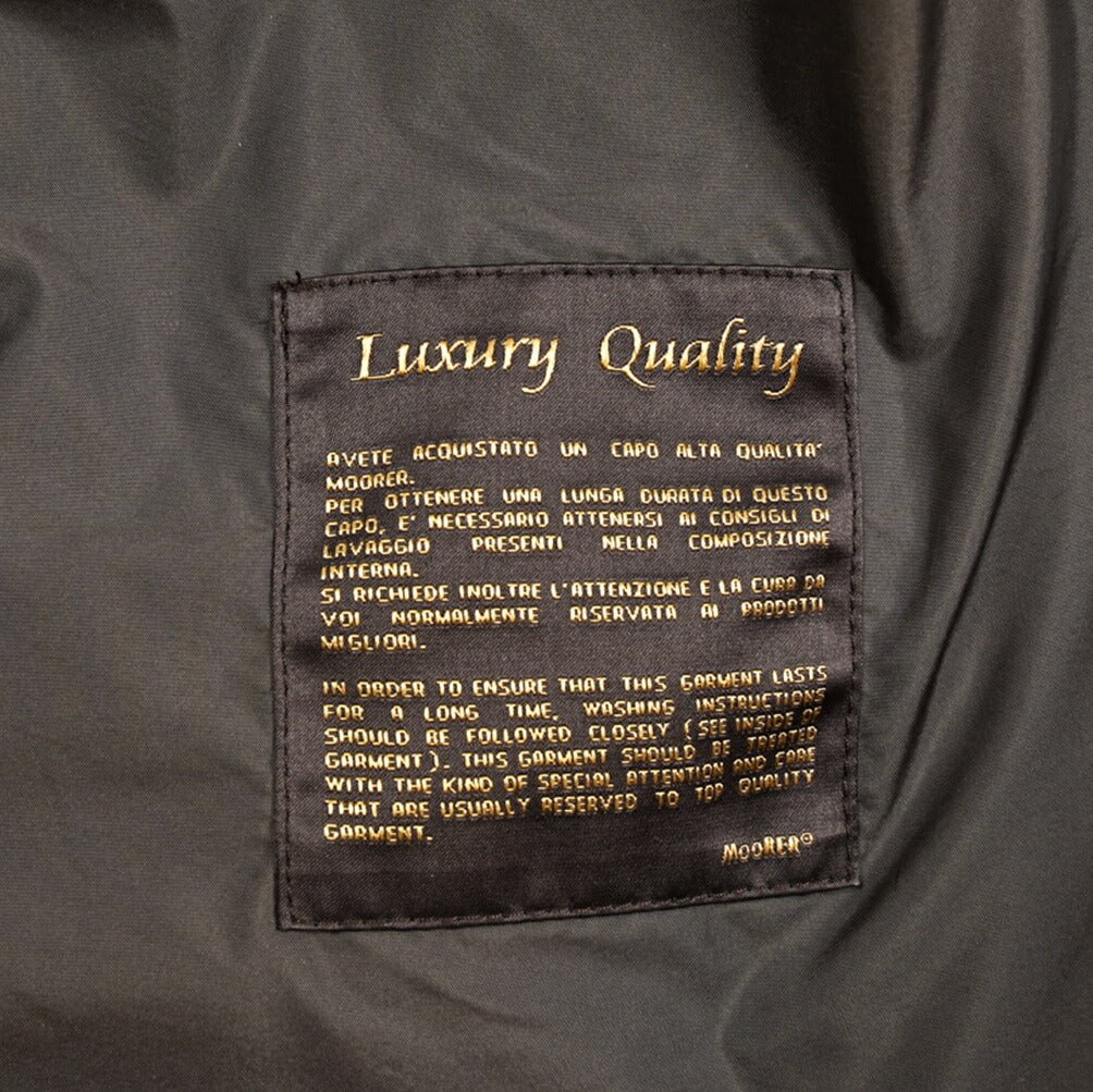 MOORER DUCA - GF ポリエステル100% 収納可能フード付きダスターコート / ACQUA PROOF(防水)｜436790｜GUARDAROBA MILANO OFFICIAL STORE