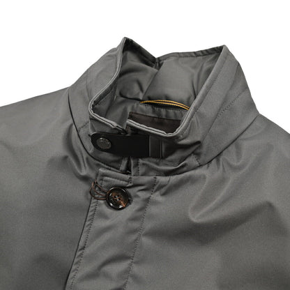 MOORER DUCA - GF ポリエステル100% 収納可能フード付きダスターコート / ACQUA PROOF(防水)｜436790｜GUARDAROBA MILANO OFFICIAL STORE